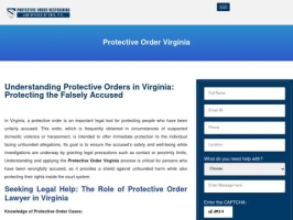 Protective Order Virginia